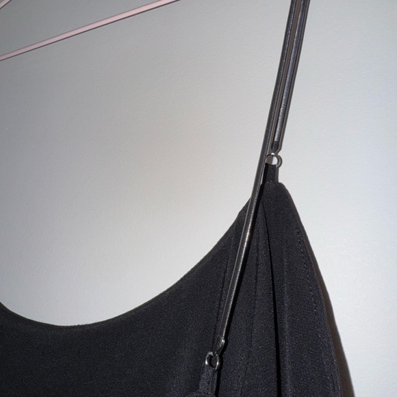 44. ST. AGNI Fine Chain Black Silk Cami Top EUC XS - Picture 10 of 10